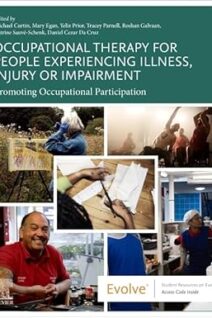 Occupational Therapy for People Experiencing Illness, Injury or Impairment